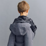 Wheat Main Jacquard-pullover Elias Pullover 0064 charcoal melange