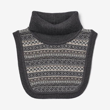 Wheat Outerwear Jacquard Halsedisse Majo Accessories 0064 charcoal melange