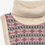 Wheat Outerwear Jacquard Halsedisse Majo Accessories 3129 eggshell