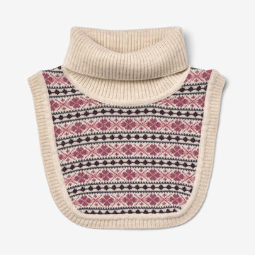 Wheat Outerwear Jacquard Halsedisse Majo Accessories 3129 eggshell