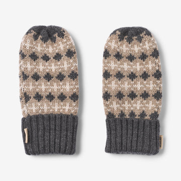 Wheat Outerwear Jacquard Luffer Haansi Accessories 0064 charcoal melange