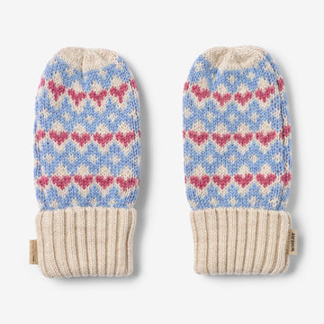 Wheat Outerwear Jacquard Luffer Haansi Accessories 1043 blue