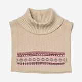 Wheat Outerwear Jacquard Neckwarmer Stoffe Accessories 2026 rose