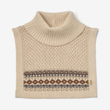 Wheat Outerwear Jacquard Neckwarmer Stoffe Accessories 3000 brown