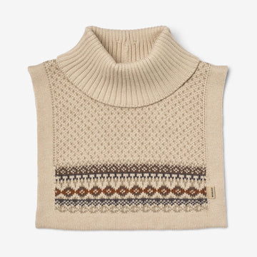 Wheat Outerwear Jacquard Neckwarmer Stoffe Accessories 3000 brown