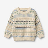 Wheat Main Jacquard Pullover August Pullover 3336 sandshell