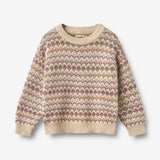 Wheat Main Jacquard Pullover Harlow Pullover 3191 offwhite