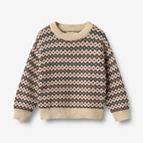 Wheat Main Jacquard Pullover Harlow Pullover 1292 greyblue