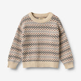 Wheat Main Jacquard Pullover Harlow Pullover 9624 flint