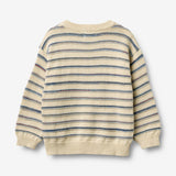 Wheat Main Jacquard Pullover Harlow Pullover 9625 sandshell stripe