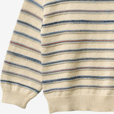 Wheat Main Jacquard Pullover Harlow Pullover 9625 sandshell stripe
