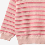 Wheat Main Jacquard Pullover Harlow Pullover 9653 powder stripe