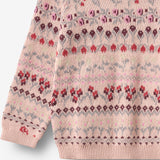 Wheat Main Jacquard Pullover Mikmak Pullover 2317 dim rose