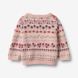 Wheat Main Jacquard Pullover Mikmak Pullover 2317 dim rose