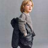 Wheat Main Jacquard pullover Jens Pullover 9574 warm sand melange