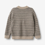 Wheat Main Jacquard pullover Jens Pullover 9574 warm sand melange