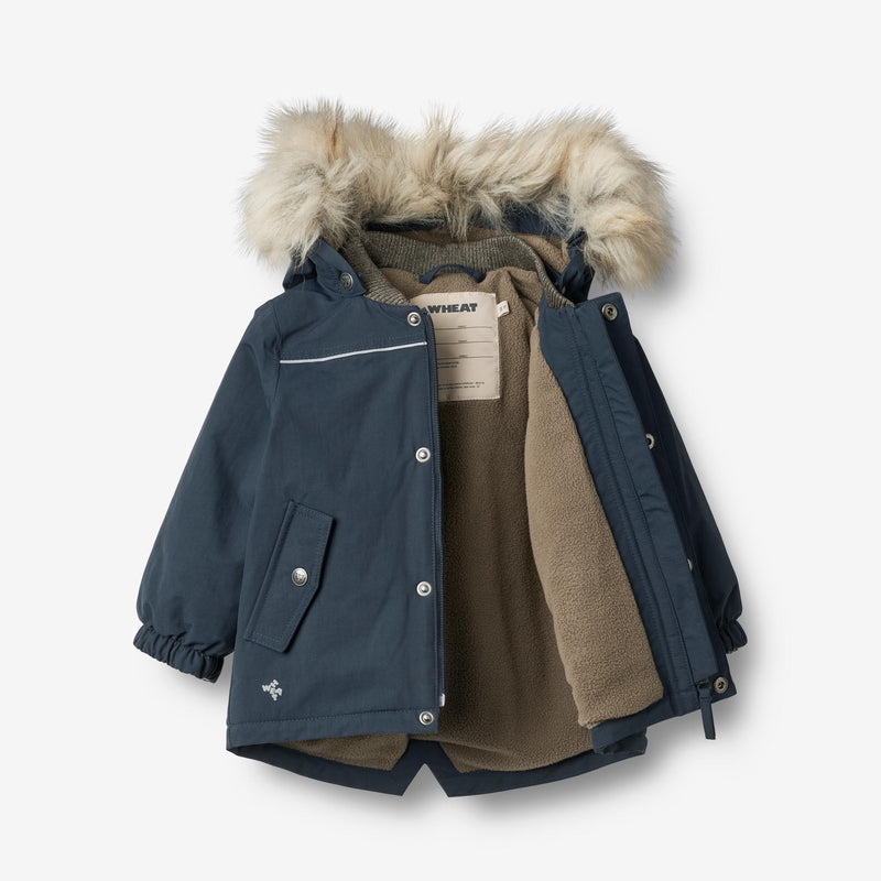 Wheat Outerwear Jakke Kasper Tech | Baby Jackets 1108 dark blue