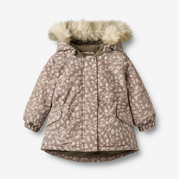 Wheat Outerwear Jakke Mathilde Jacket 9676 dry wood snow flowers