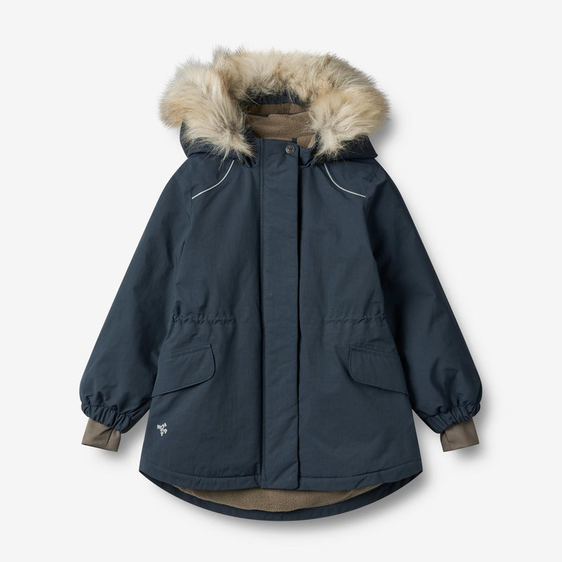 Wheat Outerwear Jakke Mathilde Tech Jackets 1108 dark blue