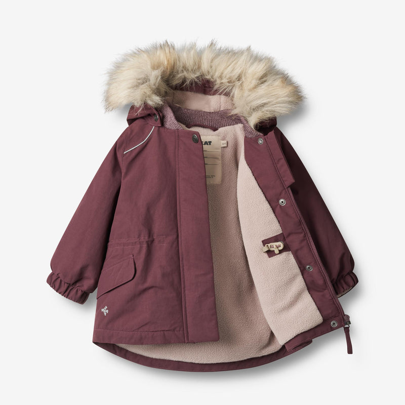 Wheat Outerwear Jakke Mathilde Tech | Baby Jackets 1176 purple dawn