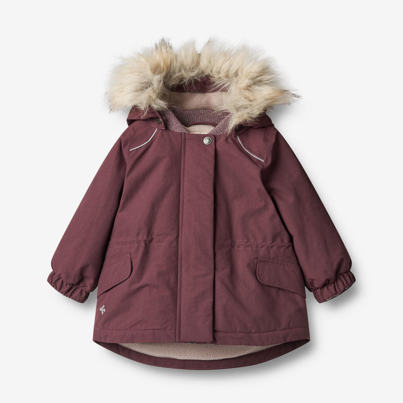 Wheat Outerwear Jakke Mathilde Tech | Baby Jackets 1176 purple dawn