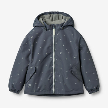 Wheat Outerwear Jakke Svende Jacket 9534 greyblue letters
