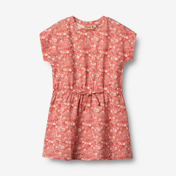 Wheat Main JerseyKjole Maribel Dress 9422 coral flowers