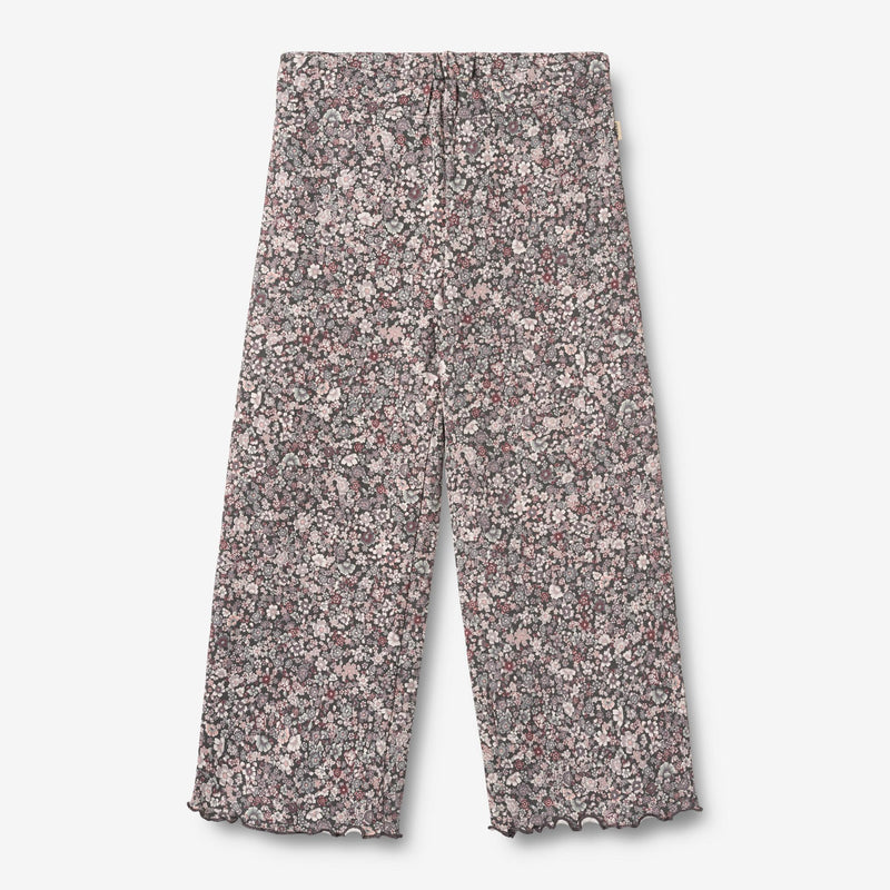 Wheat Main Jersey Bukser Ela Trousers 9565 purple stone flowers