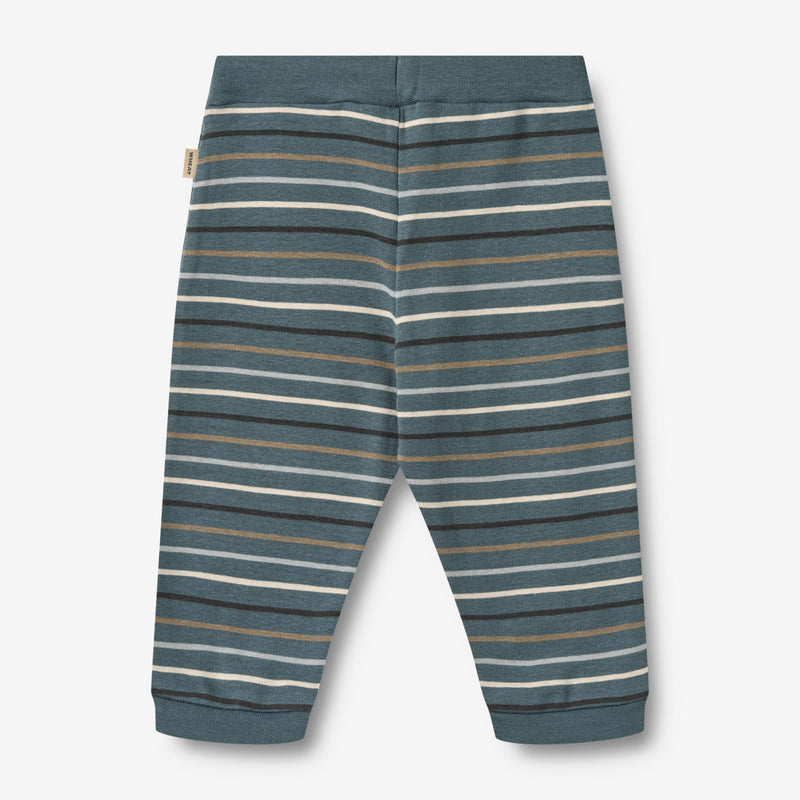 Wheat Main Jersey Bukser Leo Trousers 9547 blue multi stripe