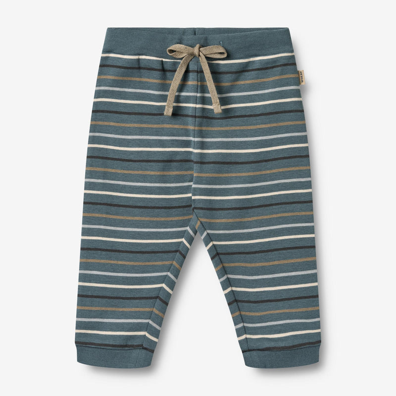 Wheat Main Jersey Bukser Leo Trousers 9547 blue multi stripe