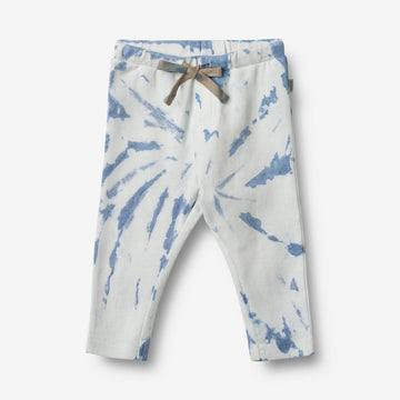 Wheat Main Jersey Bukser Manfred Trousers 9417 blue tie dye