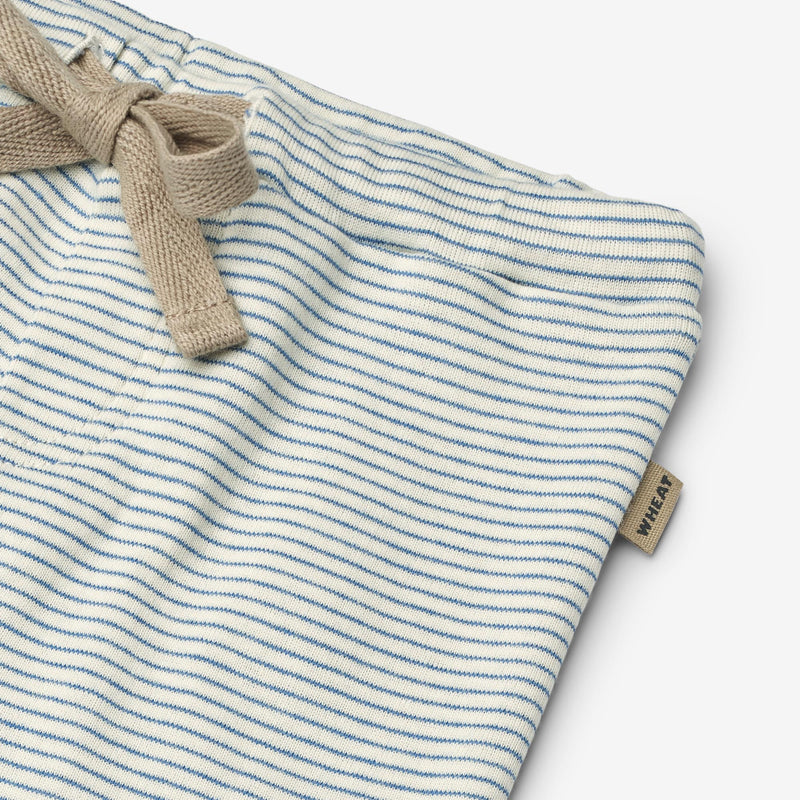 Wheat Main Jersey Bukser Manfred Trousers 1048 blue stripe
