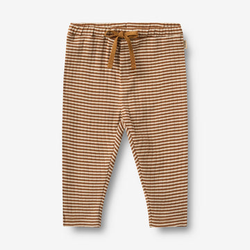 Wheat Main Jersey Bukser Manfred Trousers 3017 warm hazel stripe