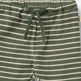 Wheat Main Jersey Bukser Manfred Trousers 4076 dark green stripe