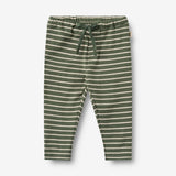 Wheat Main Jersey Bukser Manfred Trousers 4076 dark green stripe