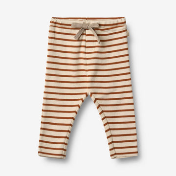 Wheat Main Jersey Bukser Manfred Trousers 9447 warm caramel stripe