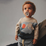 Wheat Main Jersey Bukser Manfred Trousers 1396 soft blue stripe