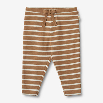 Wheat Main Jersey Bukser Manfred Trousers 5078 caramel stripe