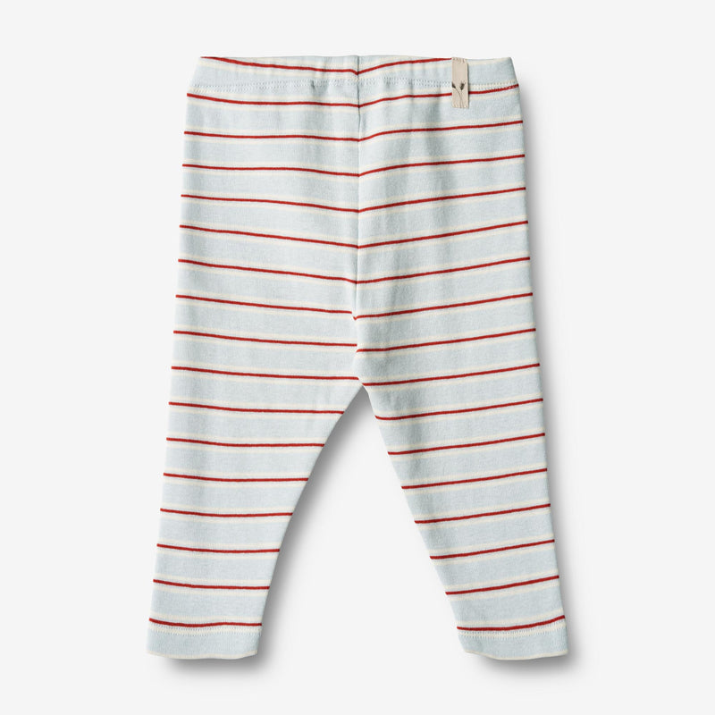 Wheat Main   Jersey Bukser Silas Leggings 4031 light blue stripe