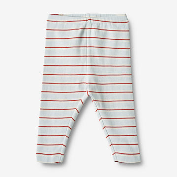 Wheat Main   Jersey Bukser Silas Leggings 4031 light blue stripe