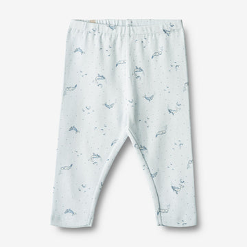 Wheat Main   Jersey Bukser Silas Leggings 4032 light blue whales