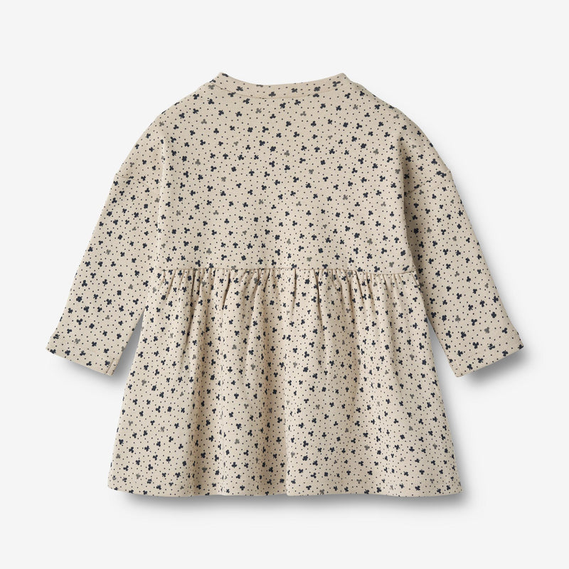 Wheat Main  Jersey Kjole Emmy | Baby Dresses 3241 soft beige clover