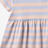 Wheat Main Jersey Dress S/S Anna Dress 9653 powder stripe