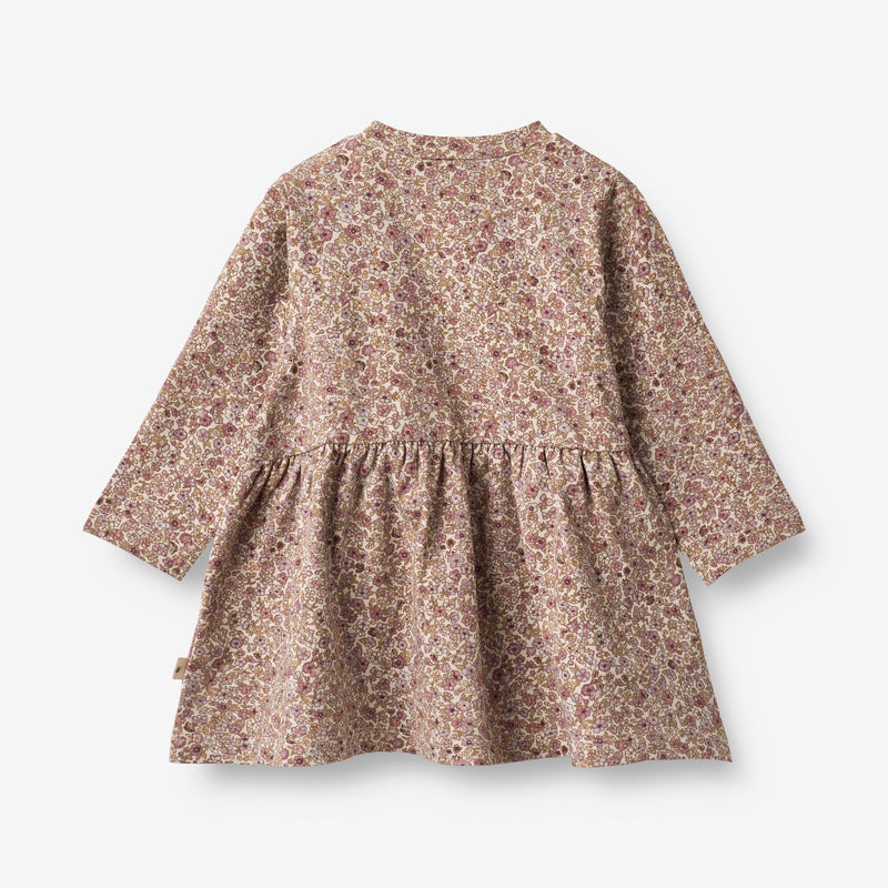 Wheat Main  Jersey Kjole Sessa | Baby Dresses 0098 grey rose flowers