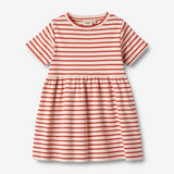 Wheat Main   Jersey Kjole Anna Dresses 2078 red stripe