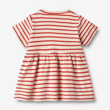 Wheat Main   Jersey Kjole Anna Dresses 2078 red stripe