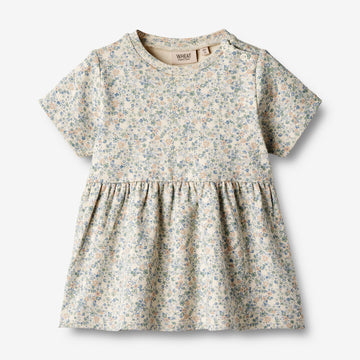 Wheat Main   Jersey Kjole Anna Dresses 3337 sandshell mini flowers