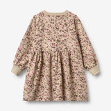 Wheat Main Jersey Kjole Dorthea Dress 9769 soft sand flower wine