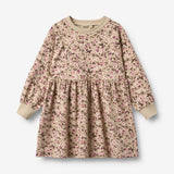 Wheat Main Jersey Kjole Dorthea Dress 9769 soft sand flower wine