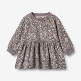 Wheat Main Jersey Kjole Dorthea Dress 9565 purple stone flowers